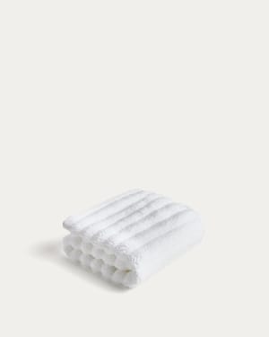 Essuie-mains Navira 100 % coton blanc 30 x 50 cm