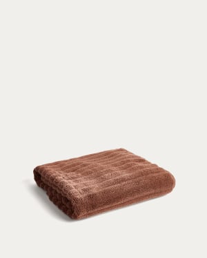 Navira 100% cotton dark brown hand towel 50 x 90cm