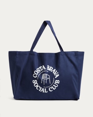 Tote bag I Love Costa Brava x Kave Home – 100 % coton bleu