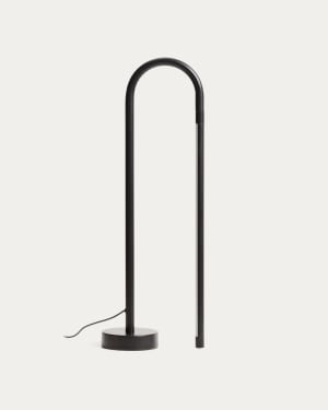 Candeeiro de mesa Bow de alumínio preto
