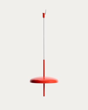 Plafonnier portable Porte en aluminium rouge Ø 16 cm