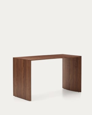 Schreibtisch Litto in Nussbaumfurnier 140 x 60 cm