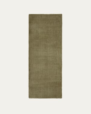 Empuries green runner rug 80 x 200cm
