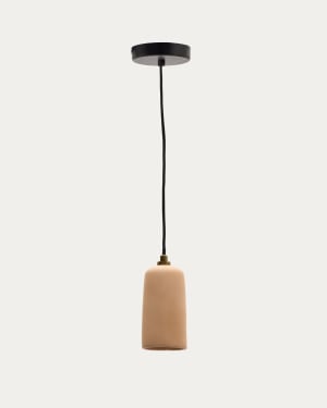 Lampada da soffitto Madsen in terracotta Ø8 cm