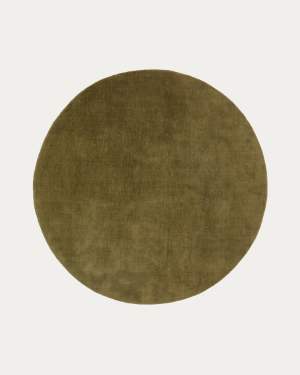 Empuries green round rug Ø200cm