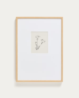 Lirena picture with botanical illustration 50 x 70cm