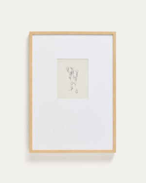 Lirena picture with botanical illustration 50 x 70cm