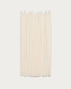 Set Solvin di 20 candele beige