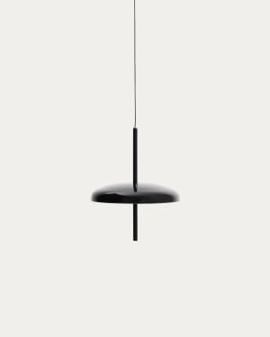 Porte black aluminium portable ceiling lamp Ø 16 cm