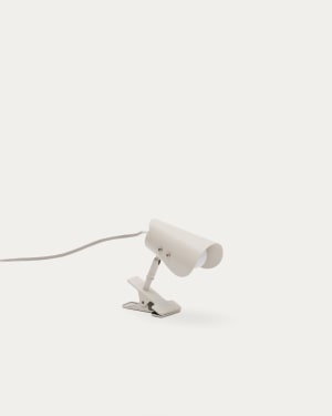 Μικρό φωτιστικό Jula με σφικτήρα σε γκρι μέταλλο