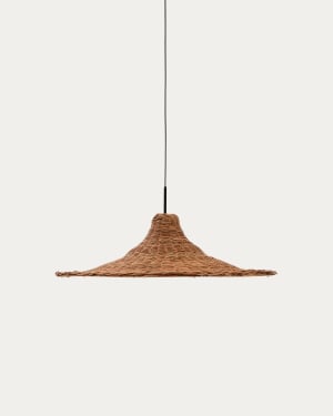 Bladia rattan ceiling lamp shade with natural finish Ø70cm
