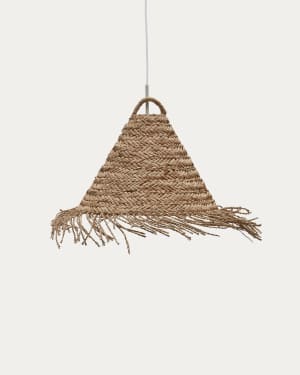 Fonteta natural fiber ceiling lamp in a natural finish, Ø 40 cm