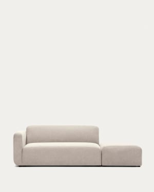 Divano modulare Neom 2 posti beige 244 cm FSC Mix Credit