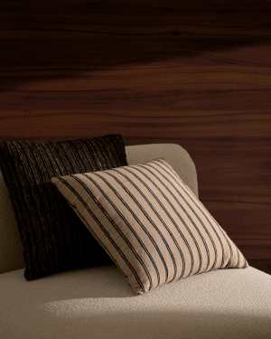 Anir cushion cover in multi-coloured silk and cotton, 45 x 45 cm