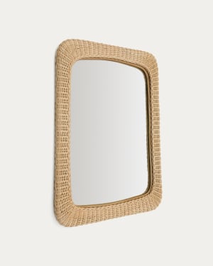 Zilna rattan mirror 58 x 79cm