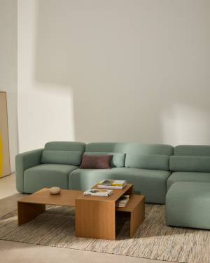 Litto oak veneer coffee table FSC Mix Credit, 140 x 70 cm