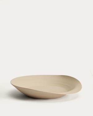 Ebenor beige ceramic centerpiece Ø 53 cm