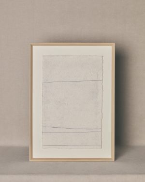 Durkan white picture on recycled paper 50 x 70cm