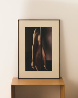 Zavira picture with photograph of female body 50 x 70cm