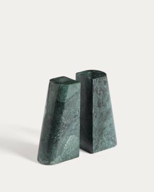 Serela bookend in green marble