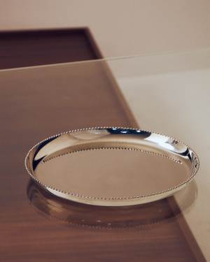 Nirela stainless steel tray Ø 28cm