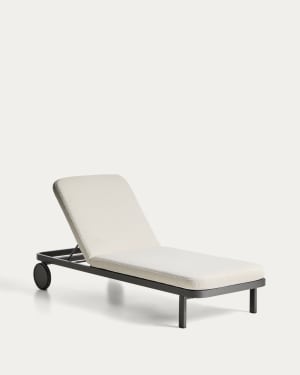 Tumbona Kionia de aluminio grafito