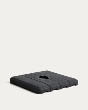 Base per ombrellone decentrato Alfaz in plastica nera 98 x 98 cm