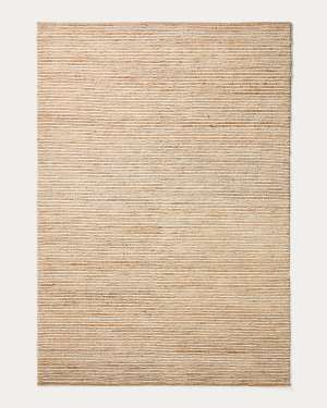 Tappeto Derule in iuta e lana beige 200 x 300 cm