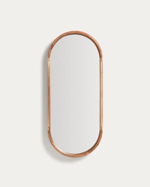 Berale acacia wood mirror 76 x 33cm