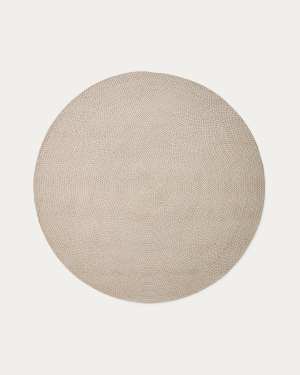 Tapis Despas en fibres synthétiques écru Ø 150 cm