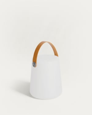 Llum de taula exterior Dialma amb nansa marró