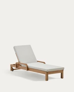 Sonsaura sun lounger made from solid eucalyptus wood FSC 100%