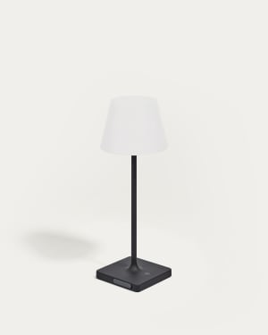 Outdoor Aluney table lamp in black finish