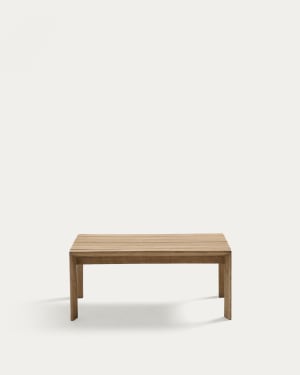 Ambra coffee table in solid acacia wood with light finish 82.5 x 82.5cm FSC 100%
