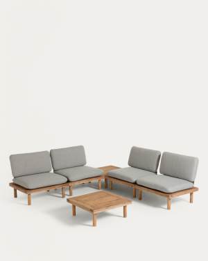 Σετ 4 πολυθρόνες και 2 τραπέζια Viridis