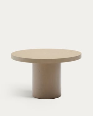 Aiguablava beige cement round table Ø120cm