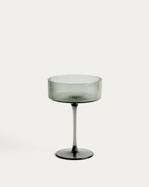 Cocktailglas Eluria aus grünem Glas, 31,5 cl