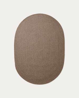 Despas beige synthetic fibre rug 160 x 230cm