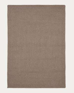 Despas beige synthetic fibre rug 200 x 300cm