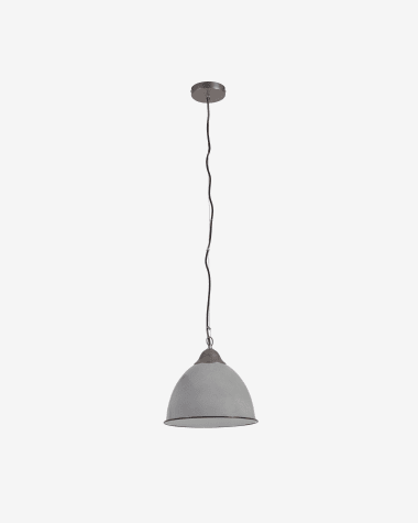 Neus Deckenlampe aus Metall mit grauem Finish