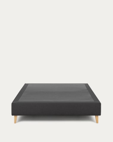 Nikos bed base cover fabric graphite 180 x 200 cm