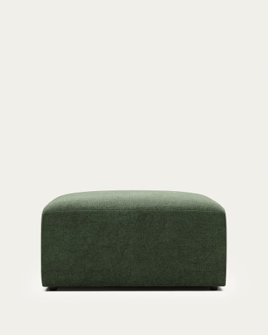Blok footrest in green 90 x 70 cm FSC Mix Credit FR