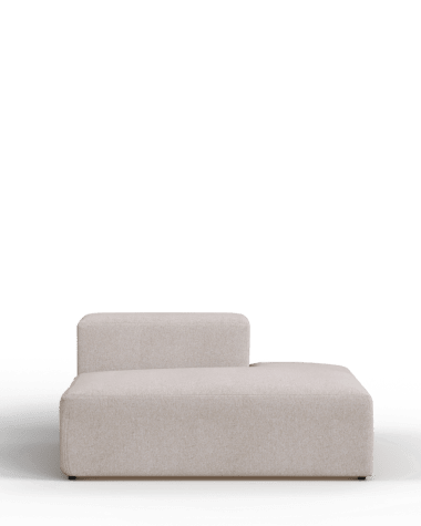 Terminal dret sofà Blok amb profunditat 70 cm beix