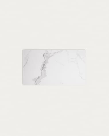 Argo tafelblad in Kalos wit porselein 160 x 90 cm