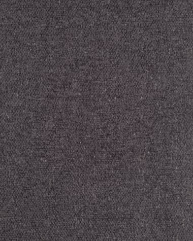 Grande dark grey fabric sample, 10 x 15 cm