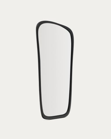 Alura black teak wood mirror 94.5 x 192cm FSC 100%