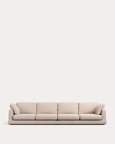 Gala 6-seater sofa beige, 390cm
