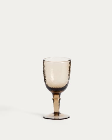 Calice da vino Vinea in vetro riciclato marrone