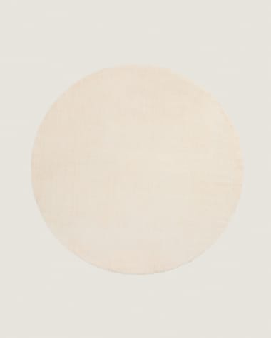 Empuries white round rug Ø200cm