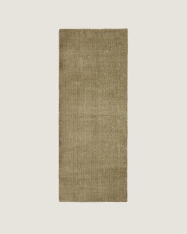 Empuries green runner rug 80 x 200cm